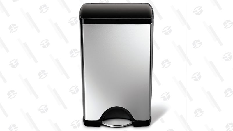 Cubo de basura Simplehuman de 38 litros / 10 galones | $80 | AmazonGráfico: Shep McAllister